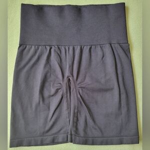 Blanqi Hipster Black High Waisted Athletic Biker Shorts